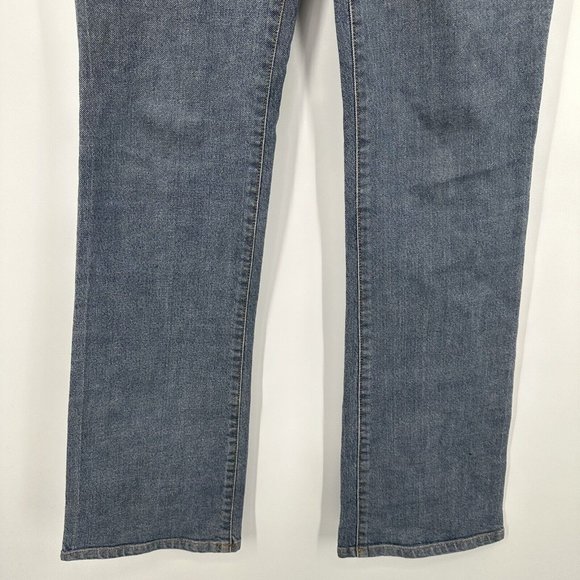 Theory Women's Blue Denim Boot Cut Jeans Size 8 - Picture 6 of 9